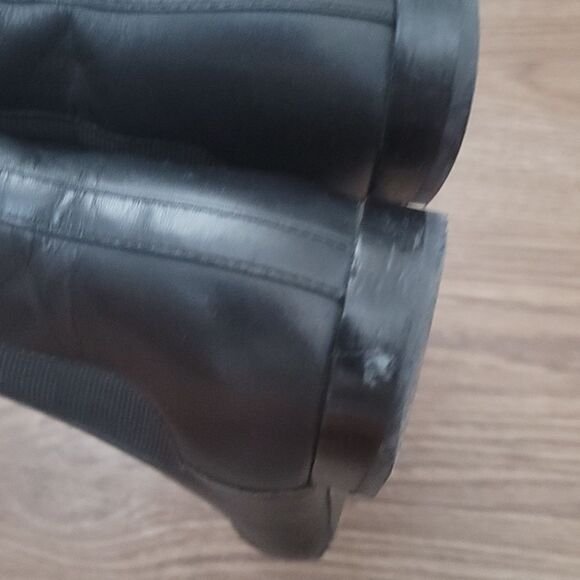 Tori Burch Black Bootie Mid Calf - Picture 10 of 11